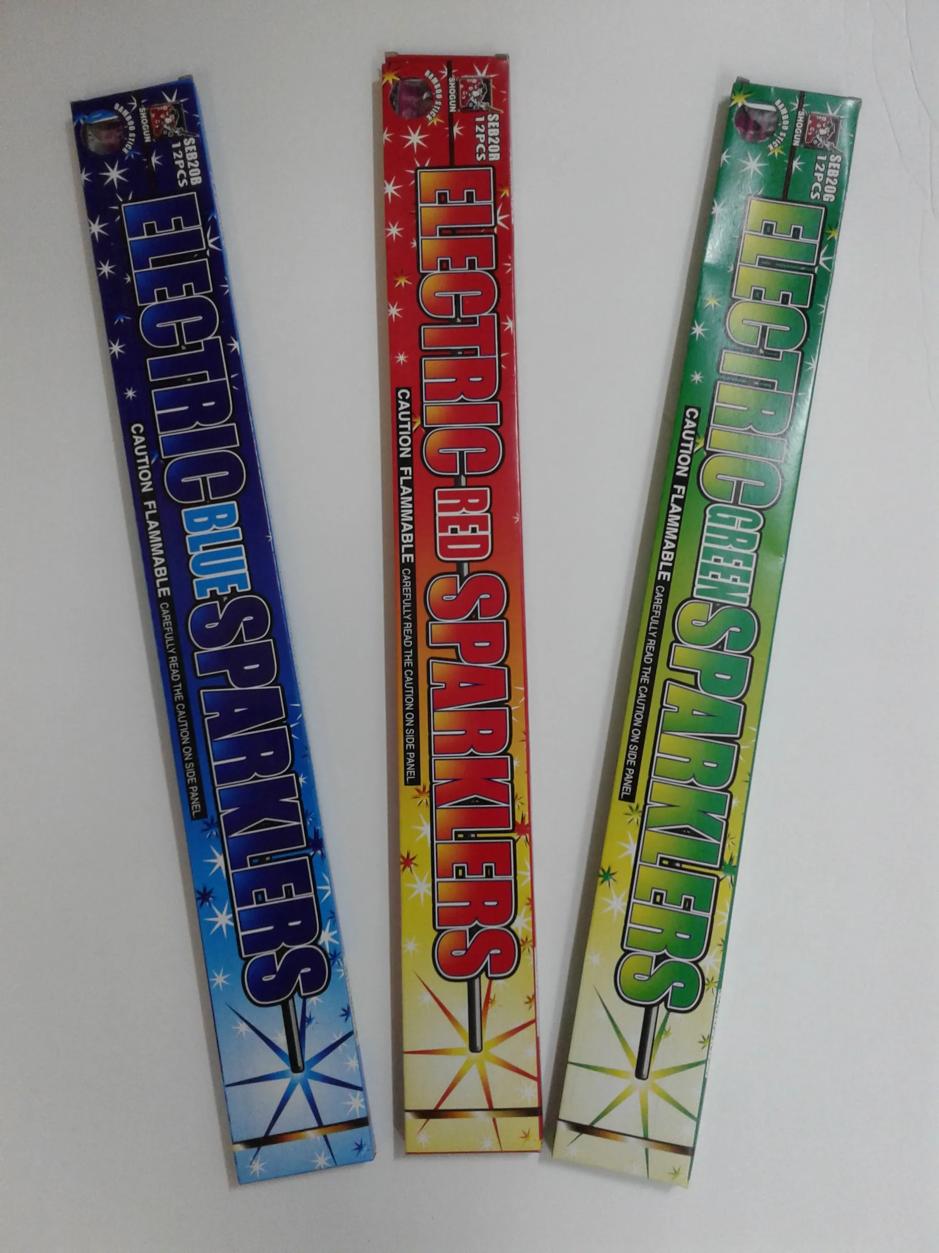 20" color bamboo sparklers