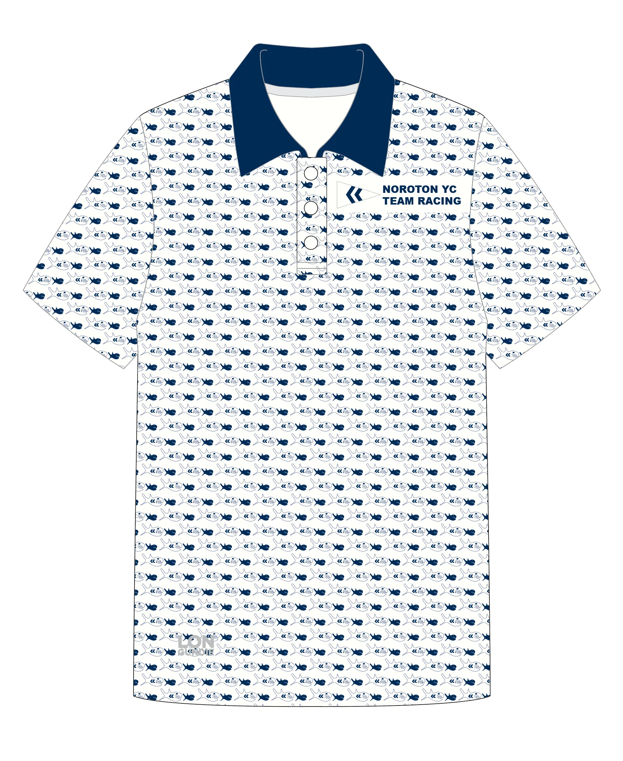 ADULT POLO SHIRT TOP SHORT SLEEVE BLUE | NOROTON YC