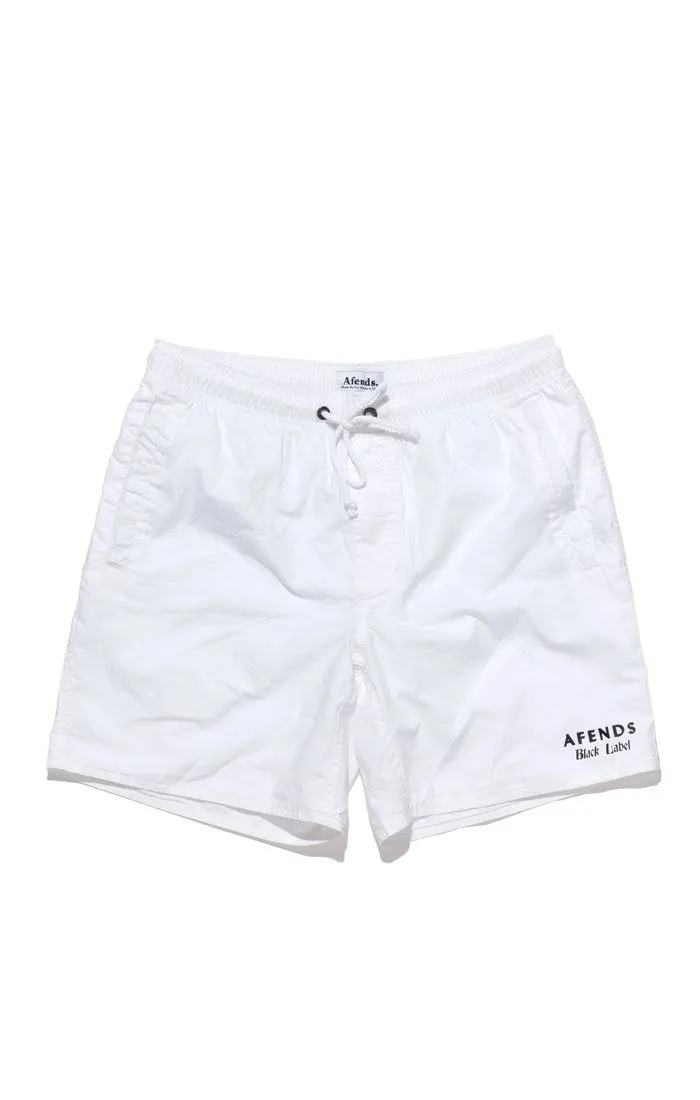 Afends Mens Baywatch Black Label - Elastic Waist Swimshort