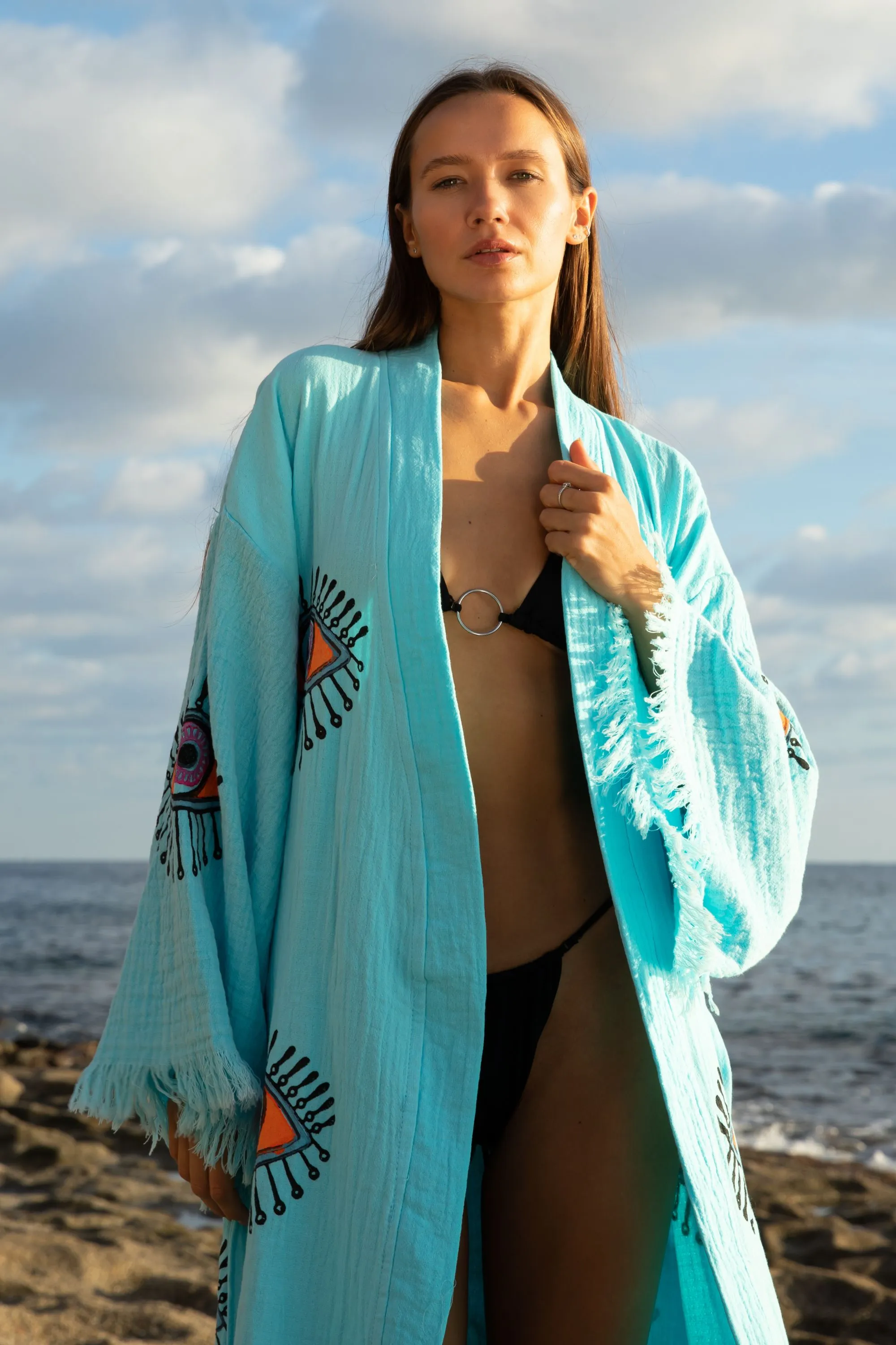AZRA Kimono in Turquiose