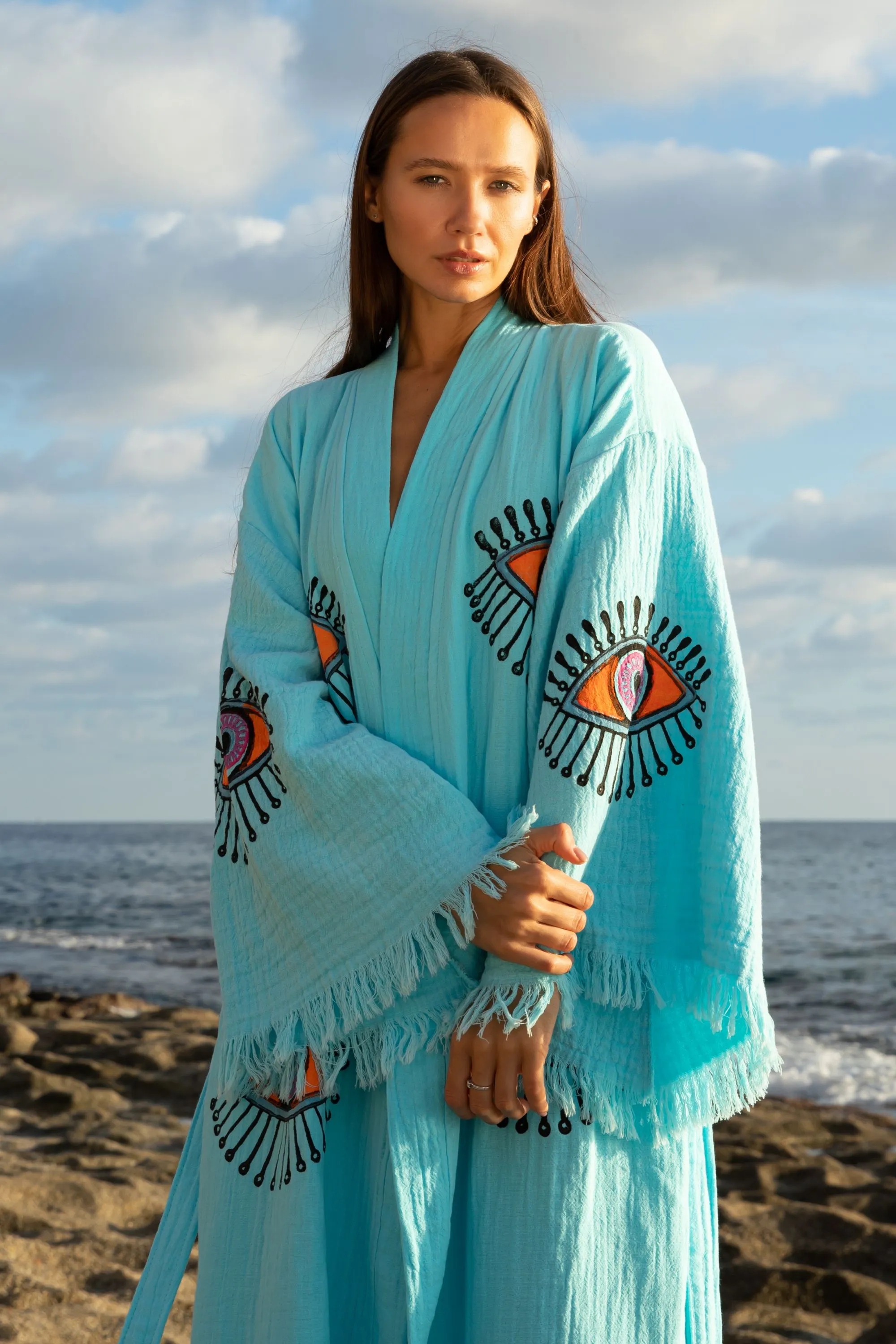 AZRA Kimono in Turquiose