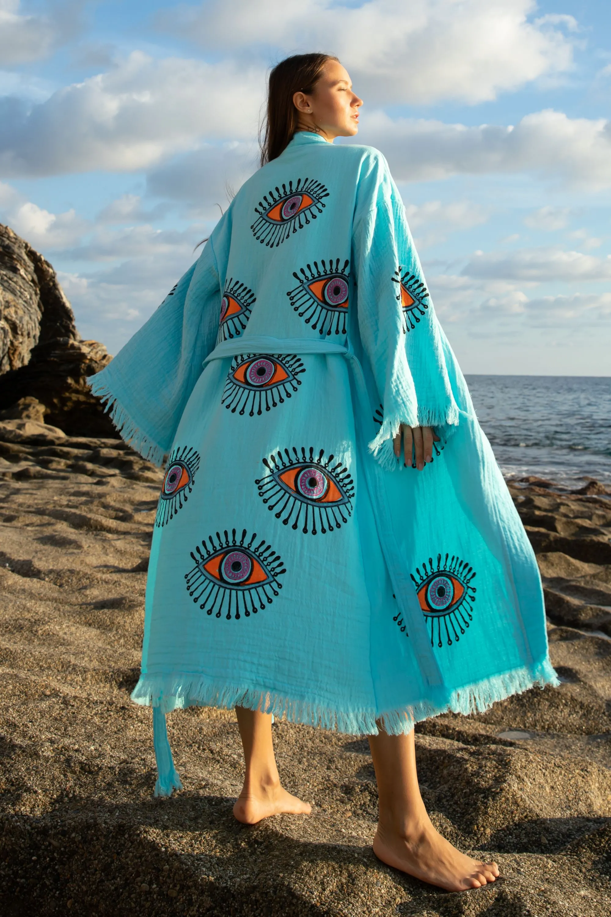 AZRA Kimono in Turquiose