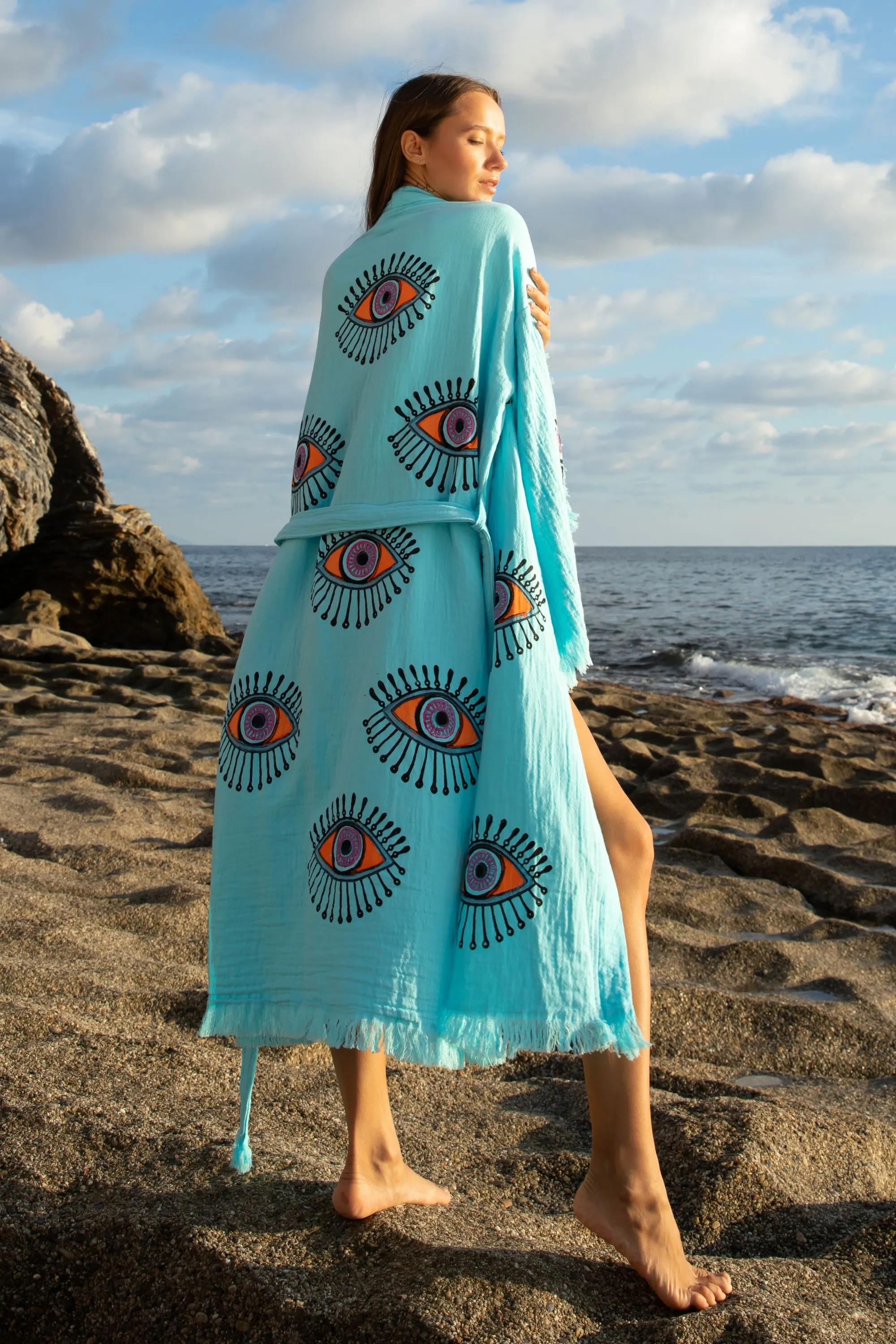AZRA Kimono in Turquiose