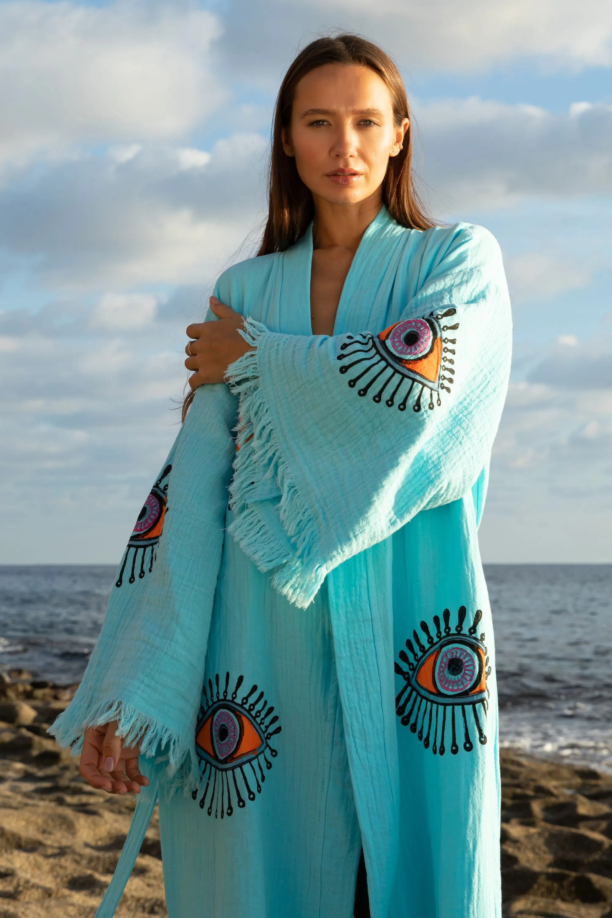 AZRA Kimono in Turquiose