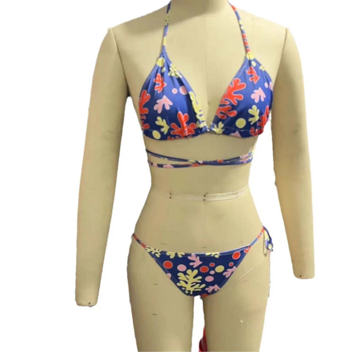 Beach Bath Seamless Breathable Banded Bikini Swimsuit