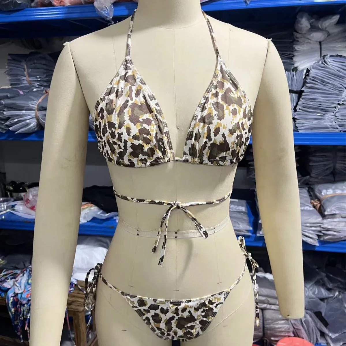 Beach Bath Seamless Breathable Banded Bikini Swimsuit