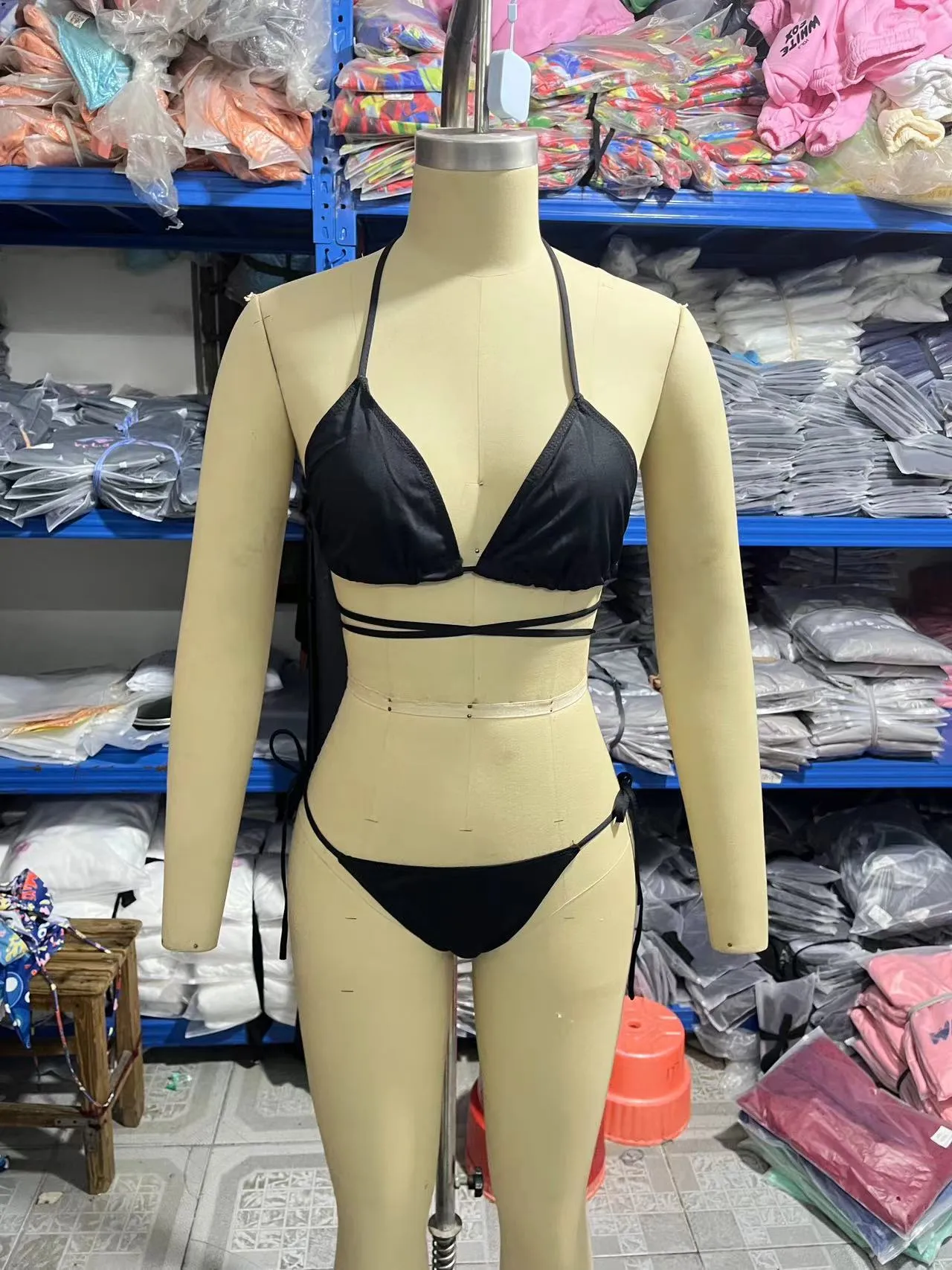 Beach Bath Seamless Breathable Banded Bikini Swimsuit