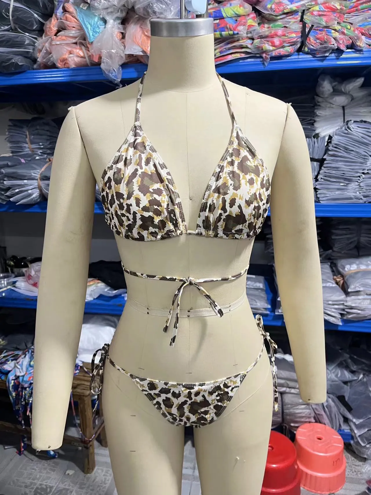 Beach Bath Seamless Breathable Banded Bikini Swimsuit