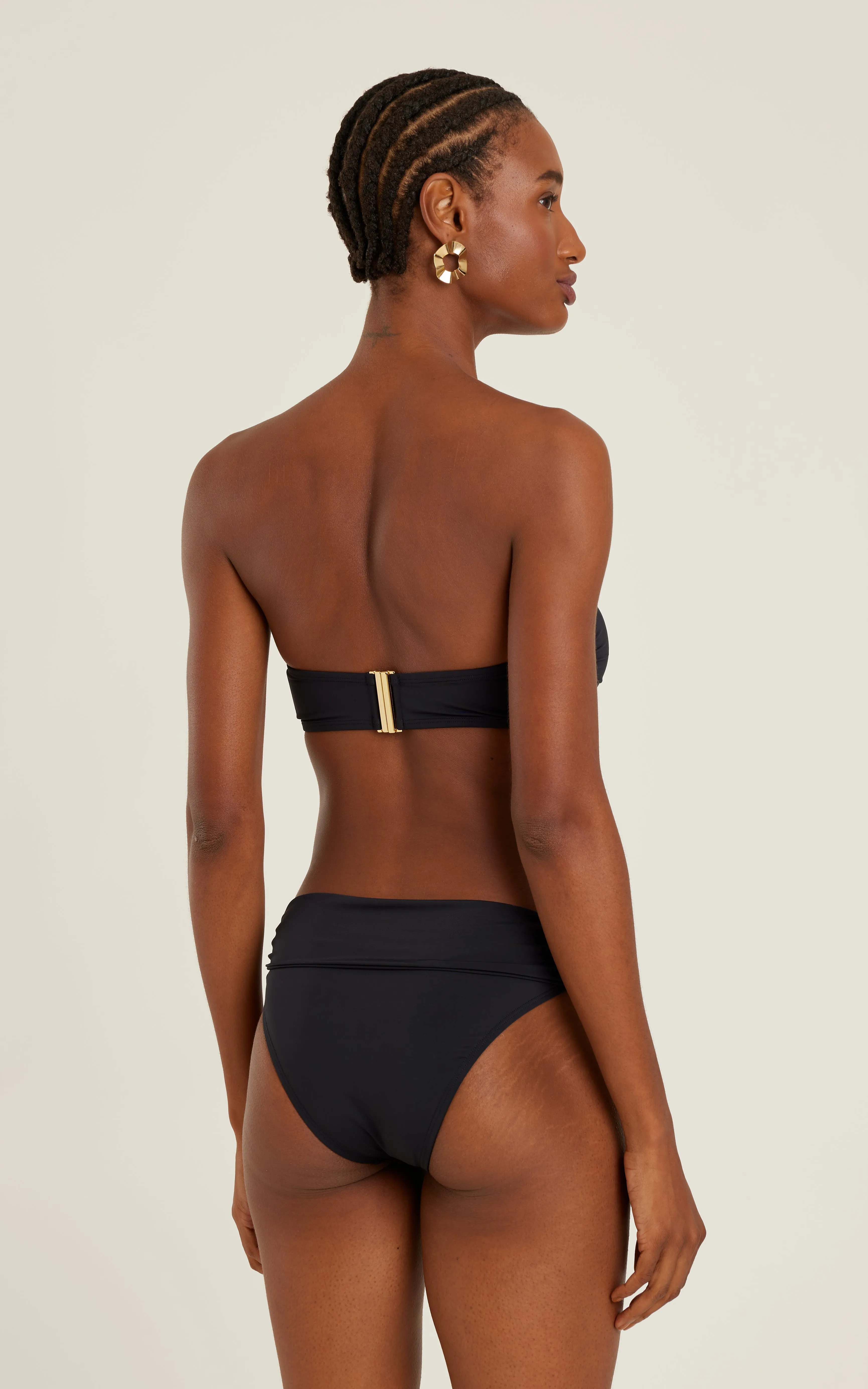 Bio Drop Bandeau Adjustable Lc Bikini Black