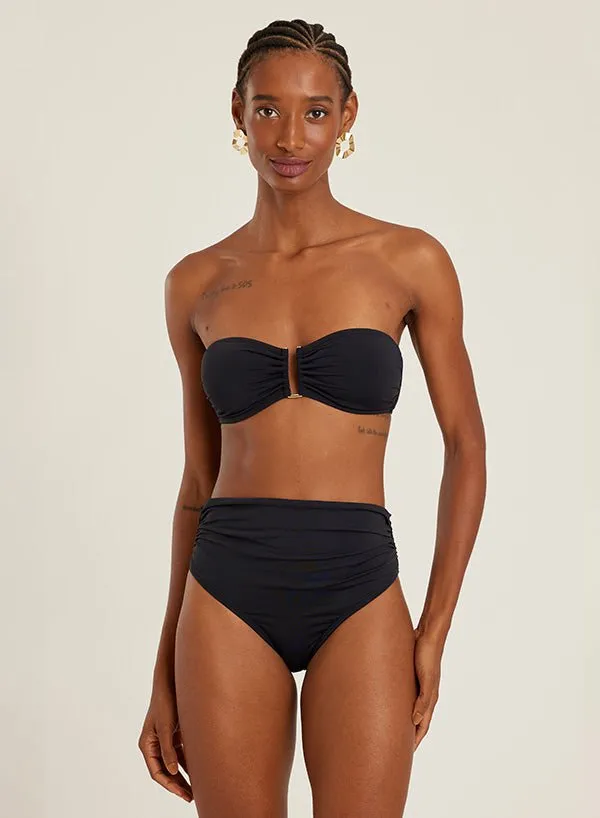 Bio Drop Bandeau Adjustable Lc Bikini Black