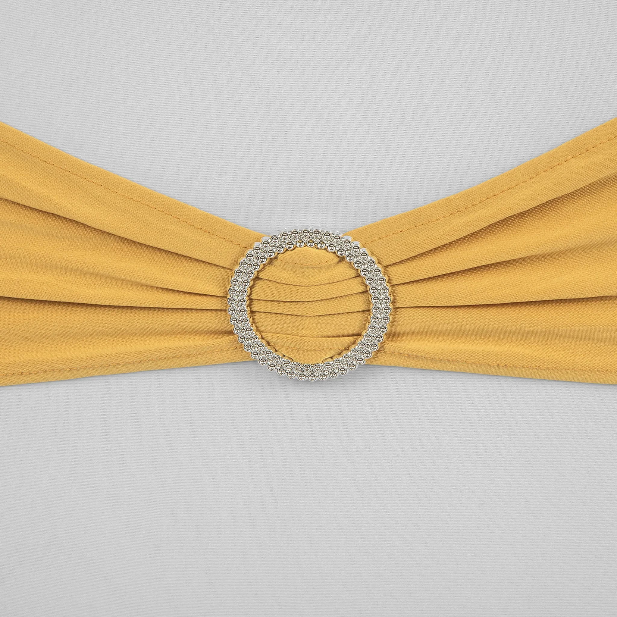 Buckle Spandex Stretch Chair Band - Gold