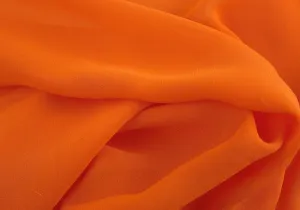 Clementine Polyester Chiffon