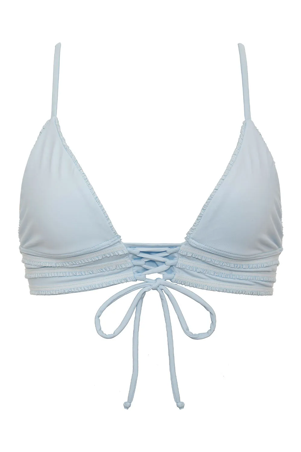 Cora Ruffle Bikini Top - New Moon