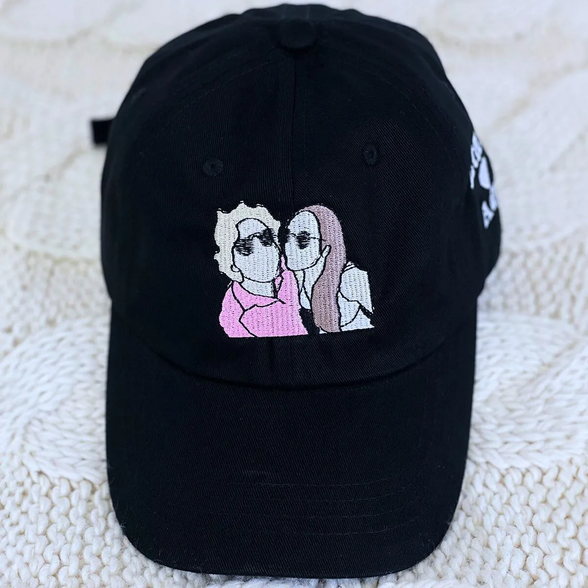 Custom Embroidered Portrait Hat with Same Design