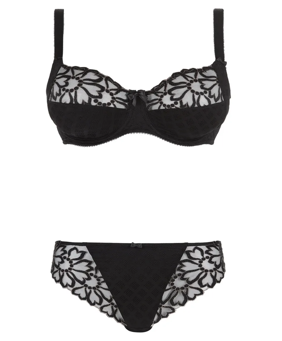 Fantasie Jacqueline Underwire Side Support Full Cup Bra, Black