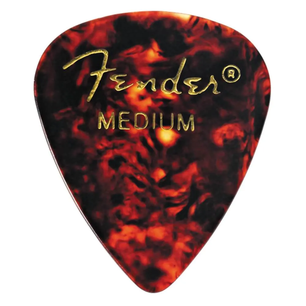 Fender Classic celluloid picks 12 pack medium