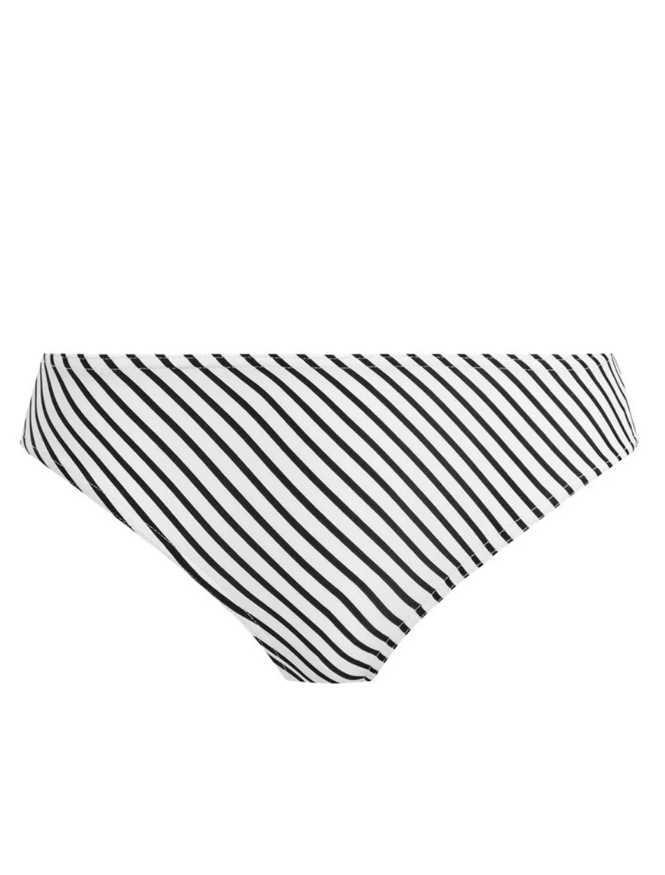 Freya Jewel Cove Classic Swim Brief, Stripe Black | Stripe Black Bikini Briefs | Freya Swimwear
