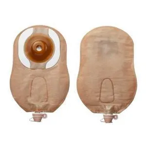 Hollister Premier One-Piece Urostomy Pouch, Convex, Flextend Skin Barrier, 1-3/4" Pre-Cut, Beige