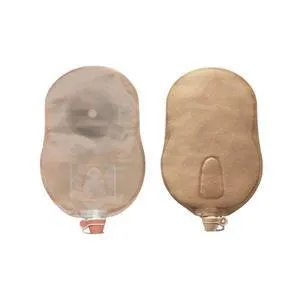 Hollister Premier One-Piece Urostomy Pouch, Flat Flextend Skin Barrier, 1-1/4" Pre-Cut, Transparent