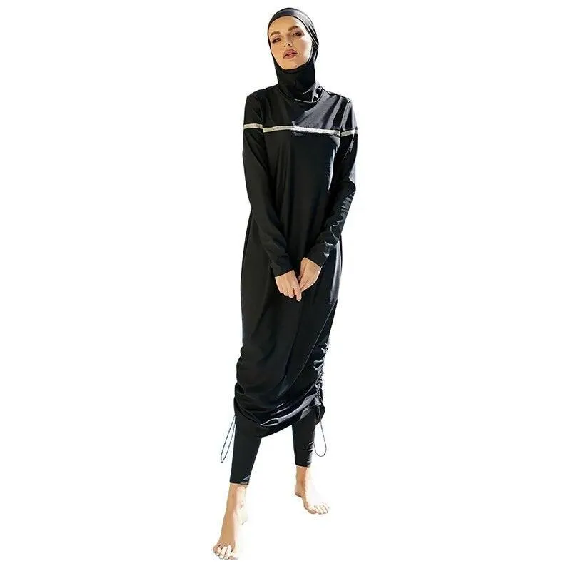 Islamic Modest Burkini Swimwear for Muslim Women with Cap
