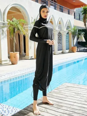 Islamic Modest Burkini Swimwear for Muslim Women with Cap