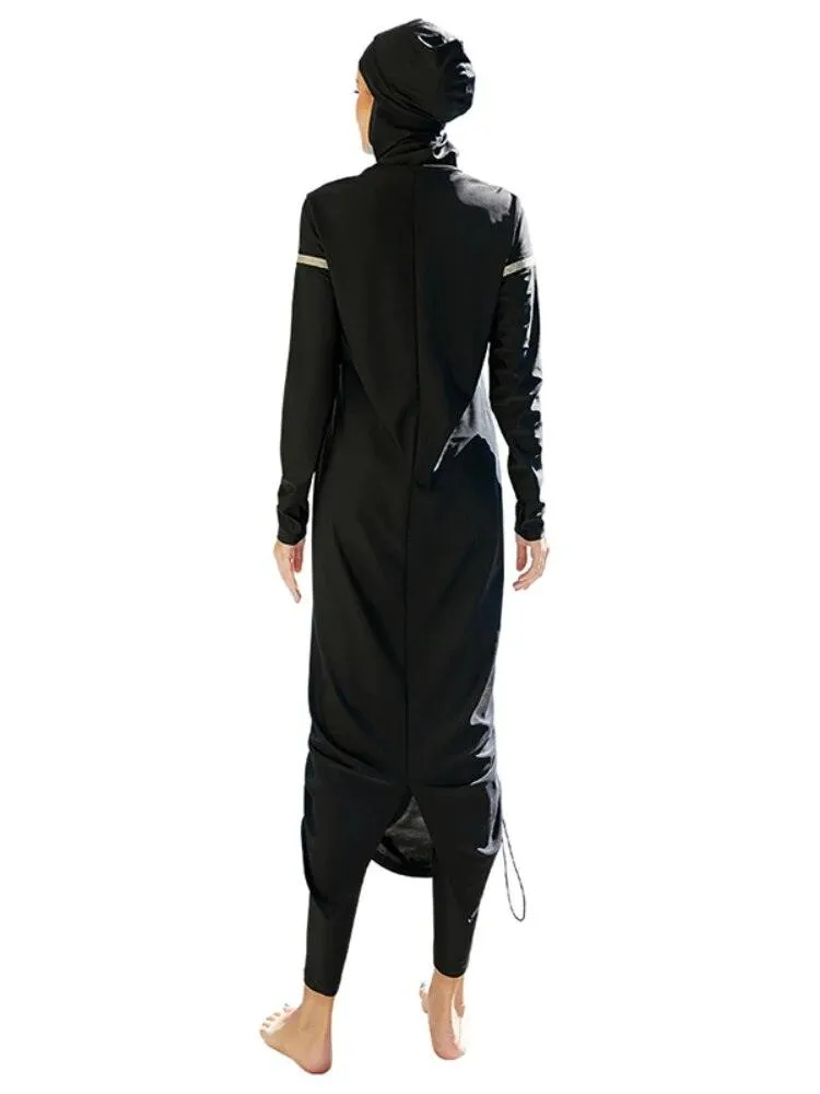 Islamic Modest Burkini Swimwear for Muslim Women with Cap