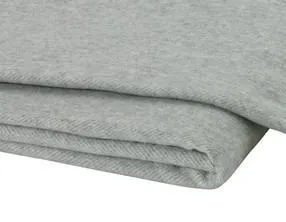 Italian Herringbone Light Grey Throw by Lands Downunder