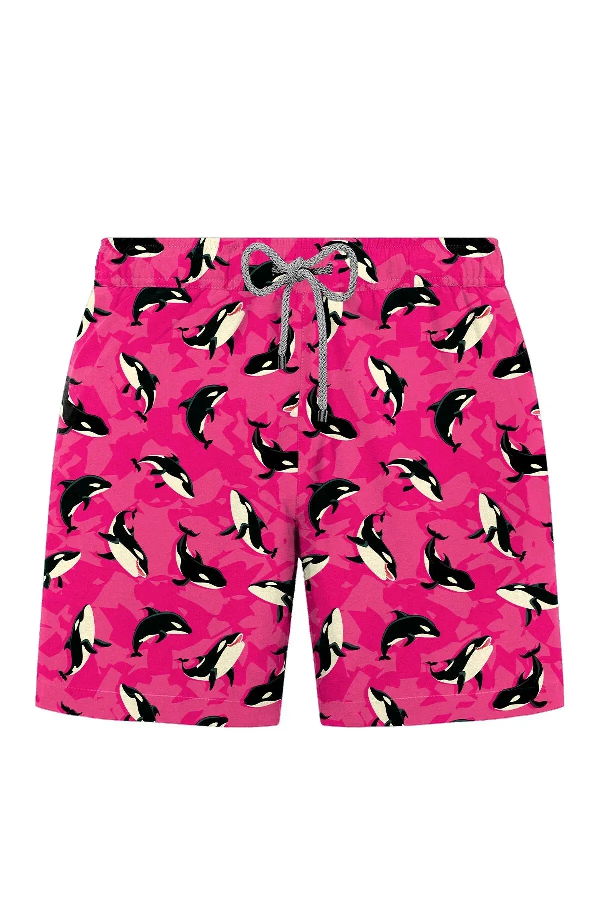 John Frank Men's Patterned Or Printed Swim Shorts