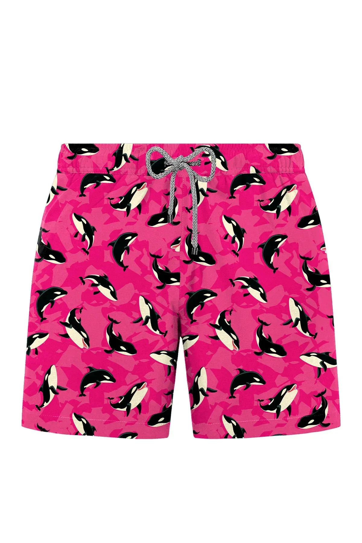 John Frank Men's Patterned Or Printed Swim Shorts