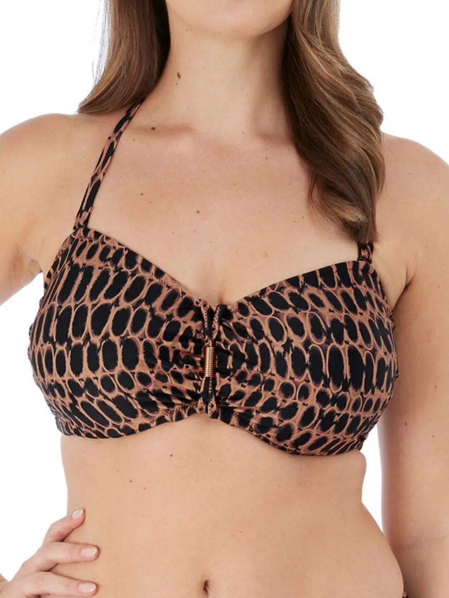 Kotu Bandeau Bikini Top - Copper