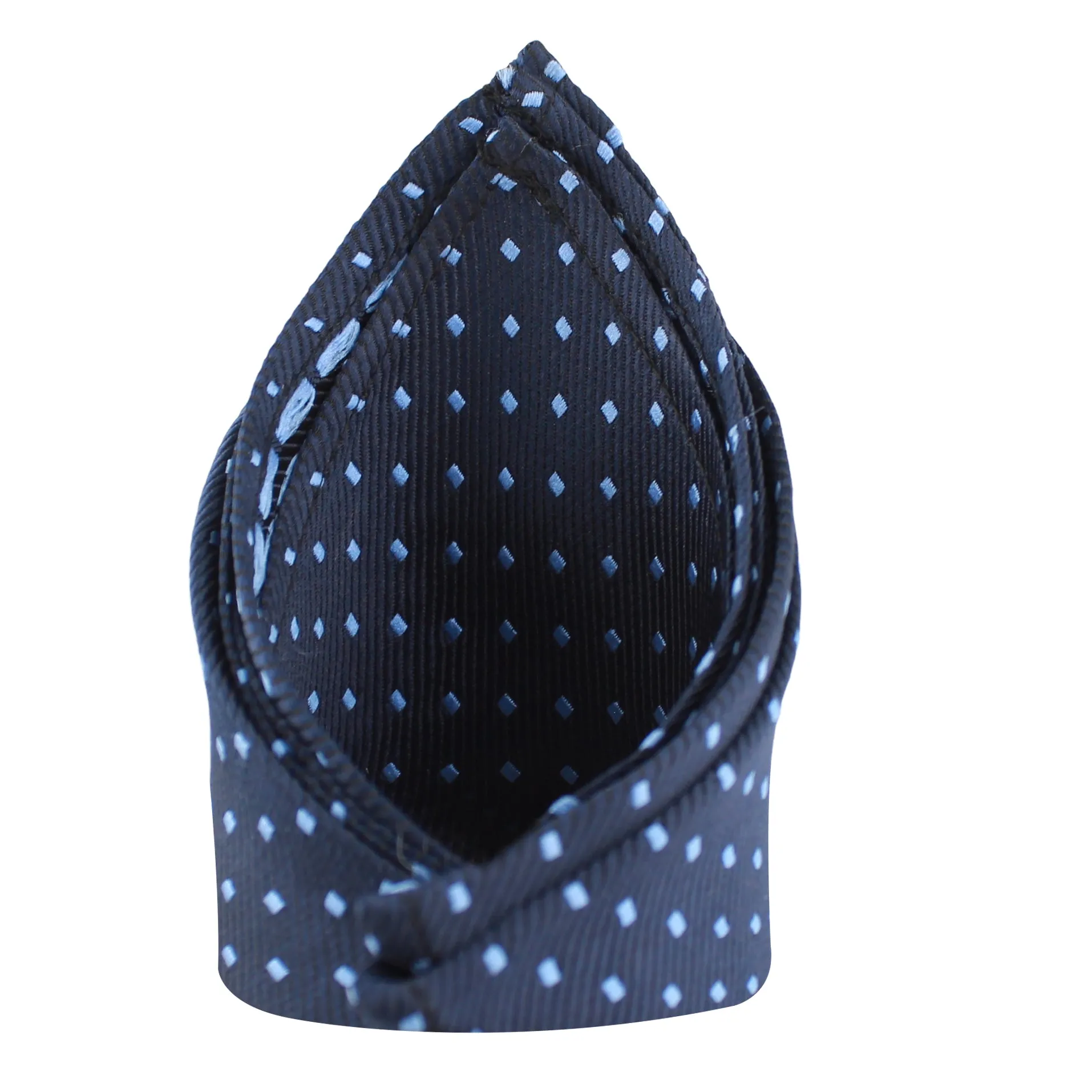 Kovove The Intellect Dash Abstract  Blue Pocket Square