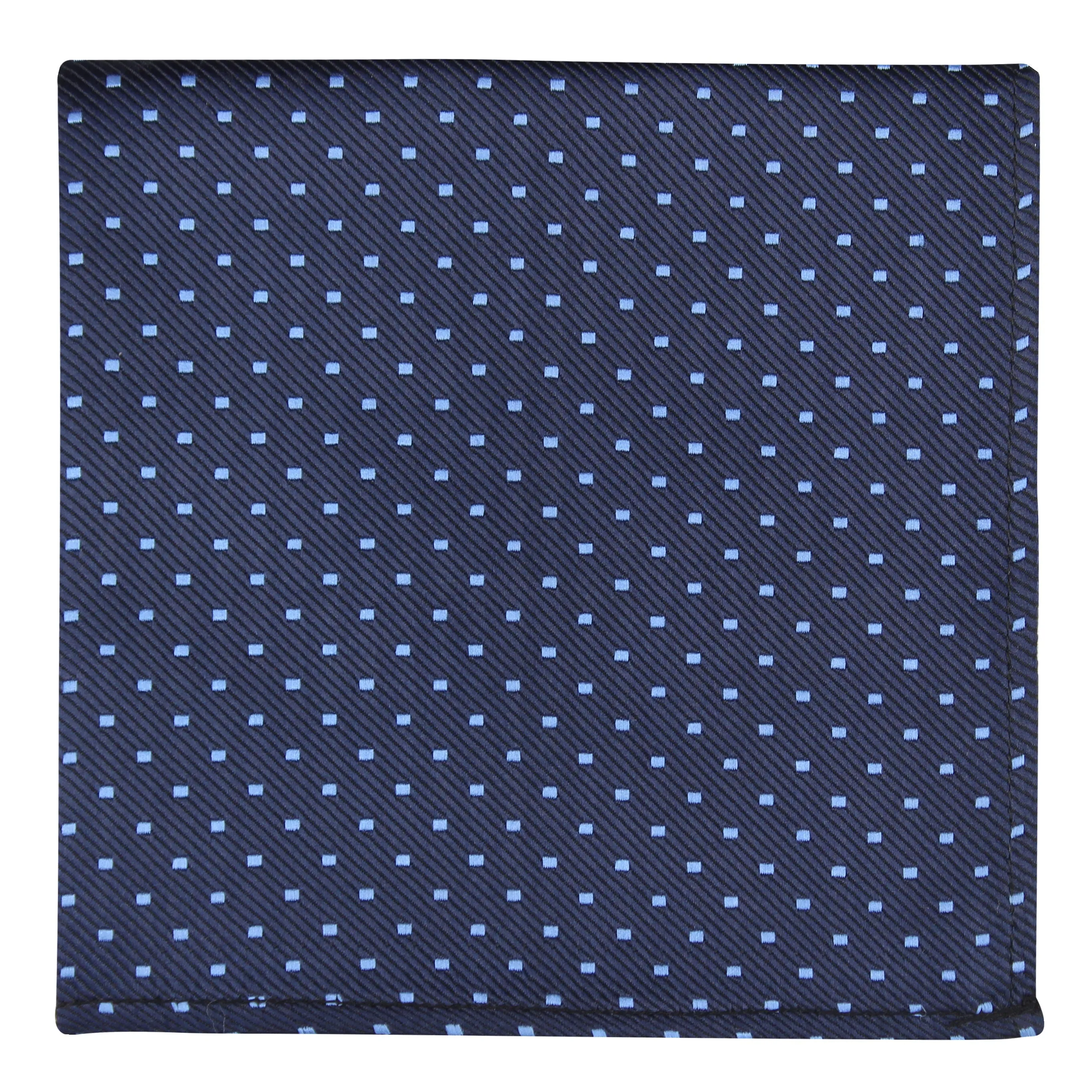 Kovove The Intellect Dash Abstract  Blue Pocket Square