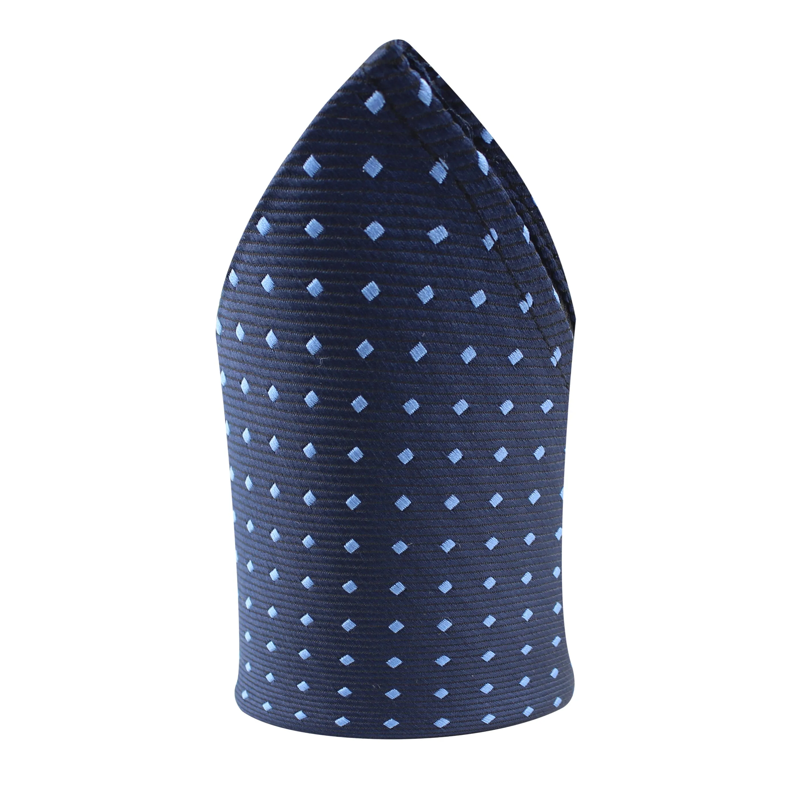 Kovove The Intellect Dash Abstract  Blue Pocket Square