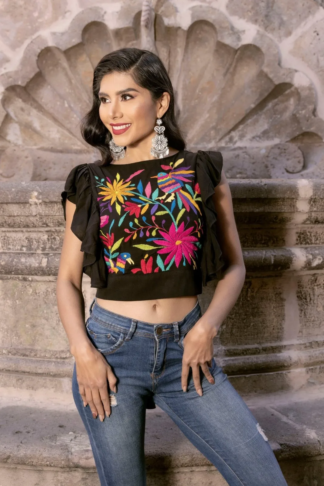 Layla Otomi Crop Top