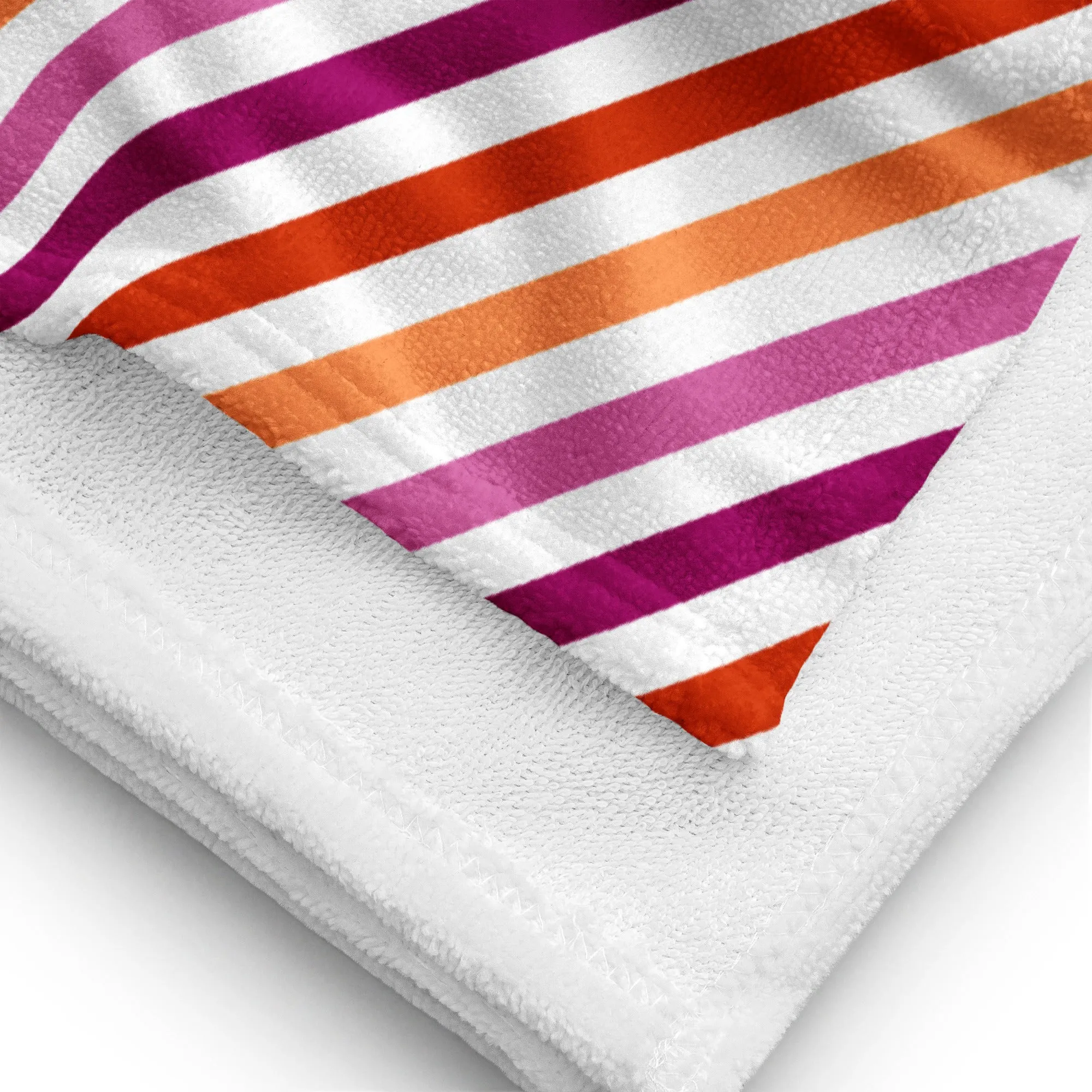Lesbian Stripe Beach Towel