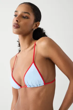 Lumia Triangle Bralette Bikini Top - Popsicle