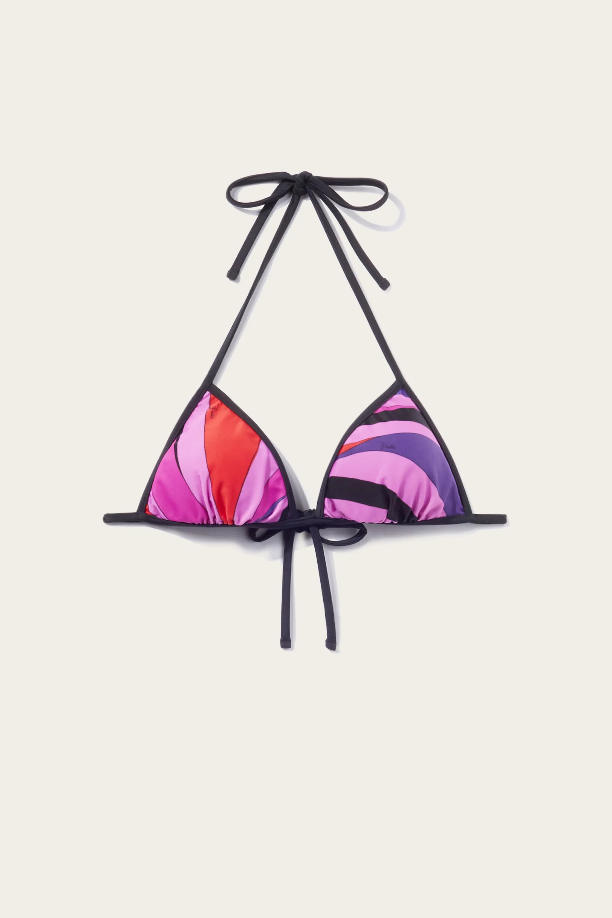 Marmo-Print Bikini Top