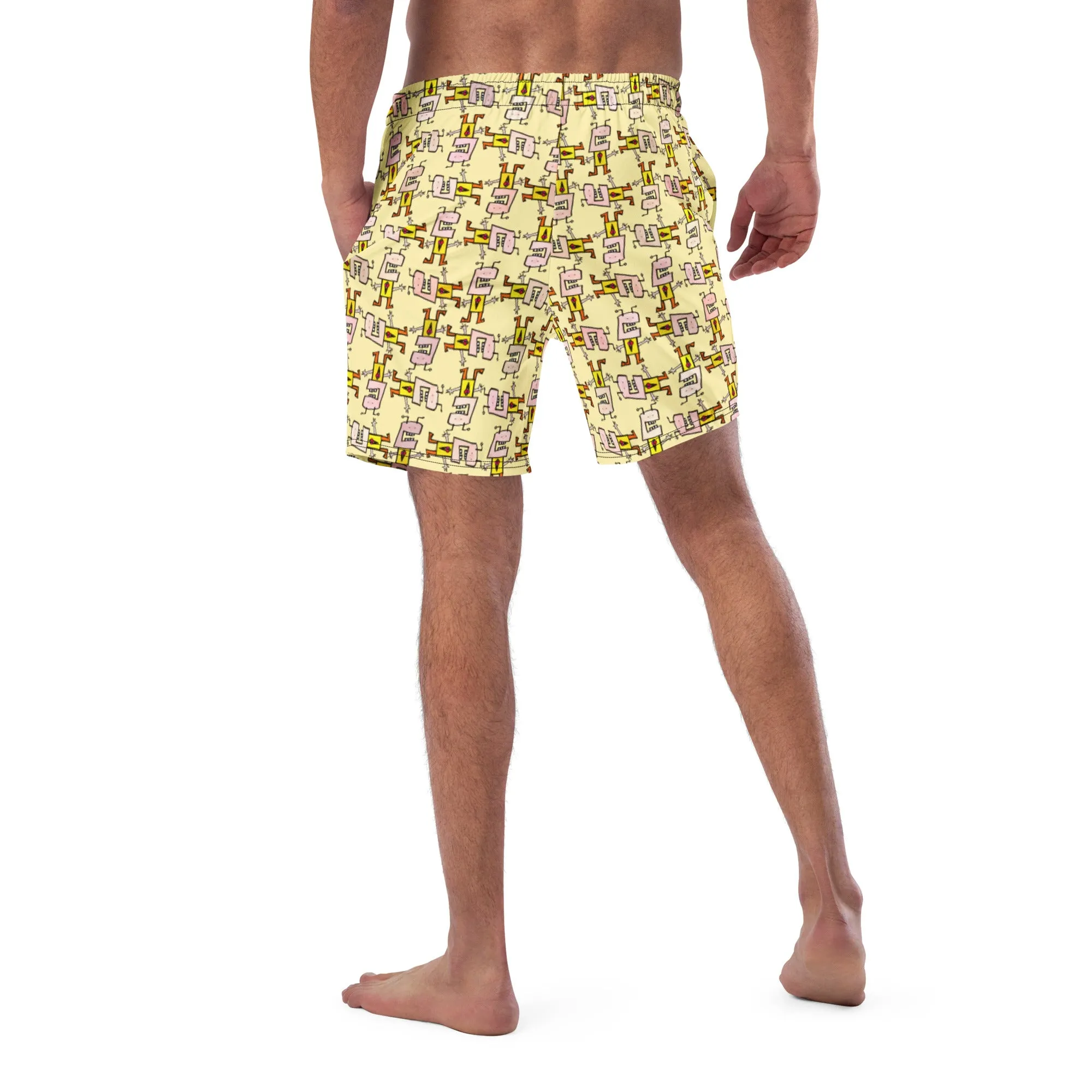 Men's swim trunks - I Love Ice Cream THIS MUCH