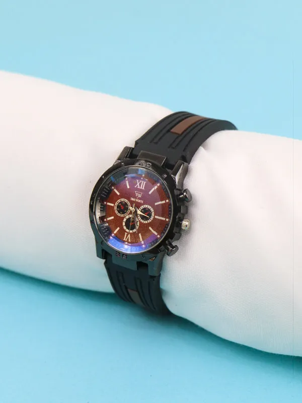 MW24 Men's Wrist Watch Worth Brown