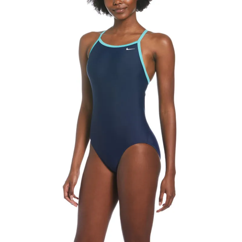 Nike - Swim Women's Solid Racerback One Piece (Washed Teal)