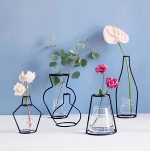Nordic Minimalist Wire Vases