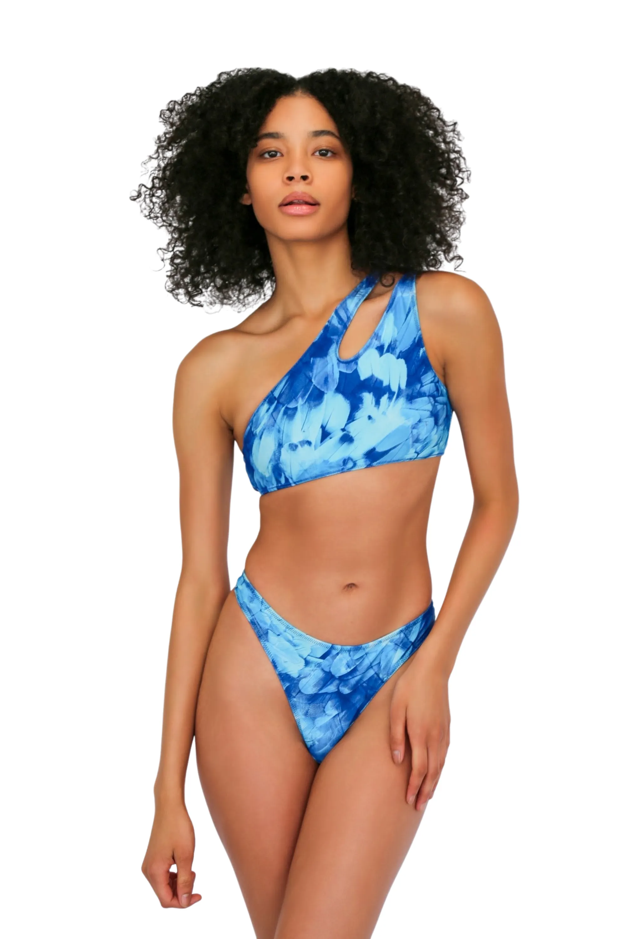 OREYA HIGH CUT BOTTOM - OCEAN BLUE