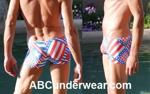 Patriotic Pouch Swimwear for Men