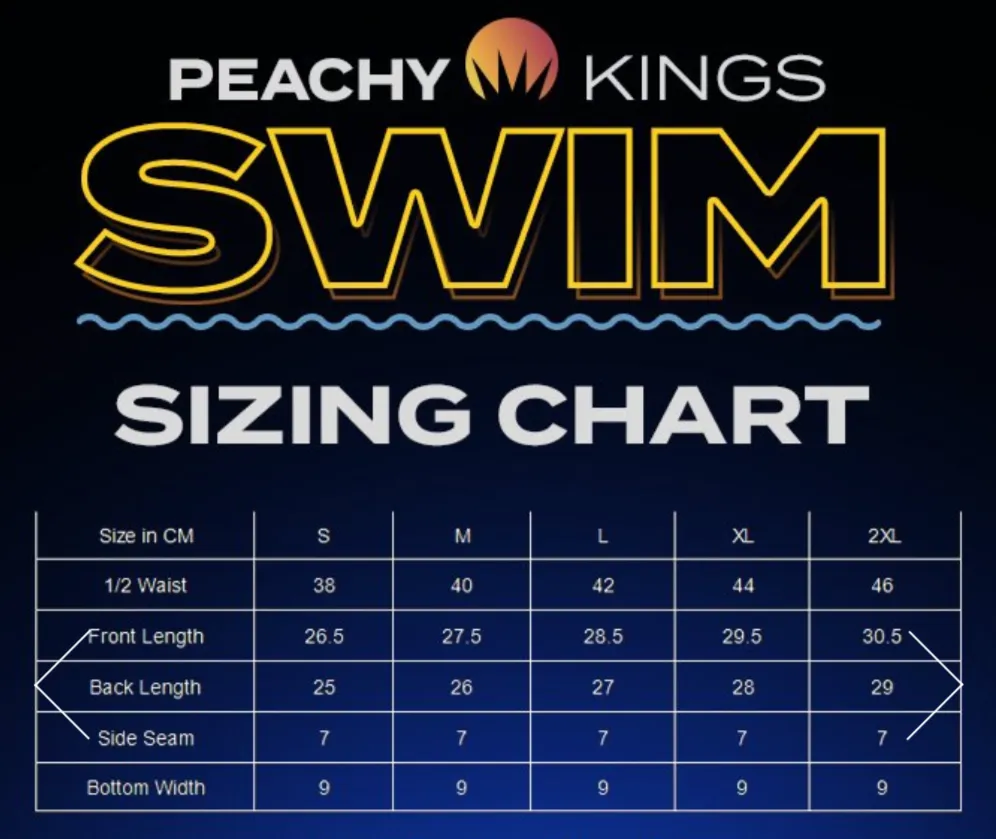 Peachy Kings Mens Peachy Swim Brief - Comfort Fit