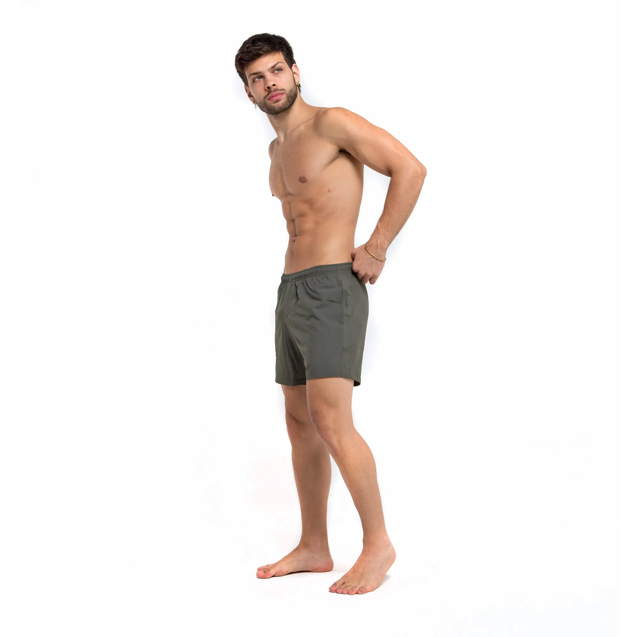 Performance Gym Short   Compression Liner - Green by Bermies