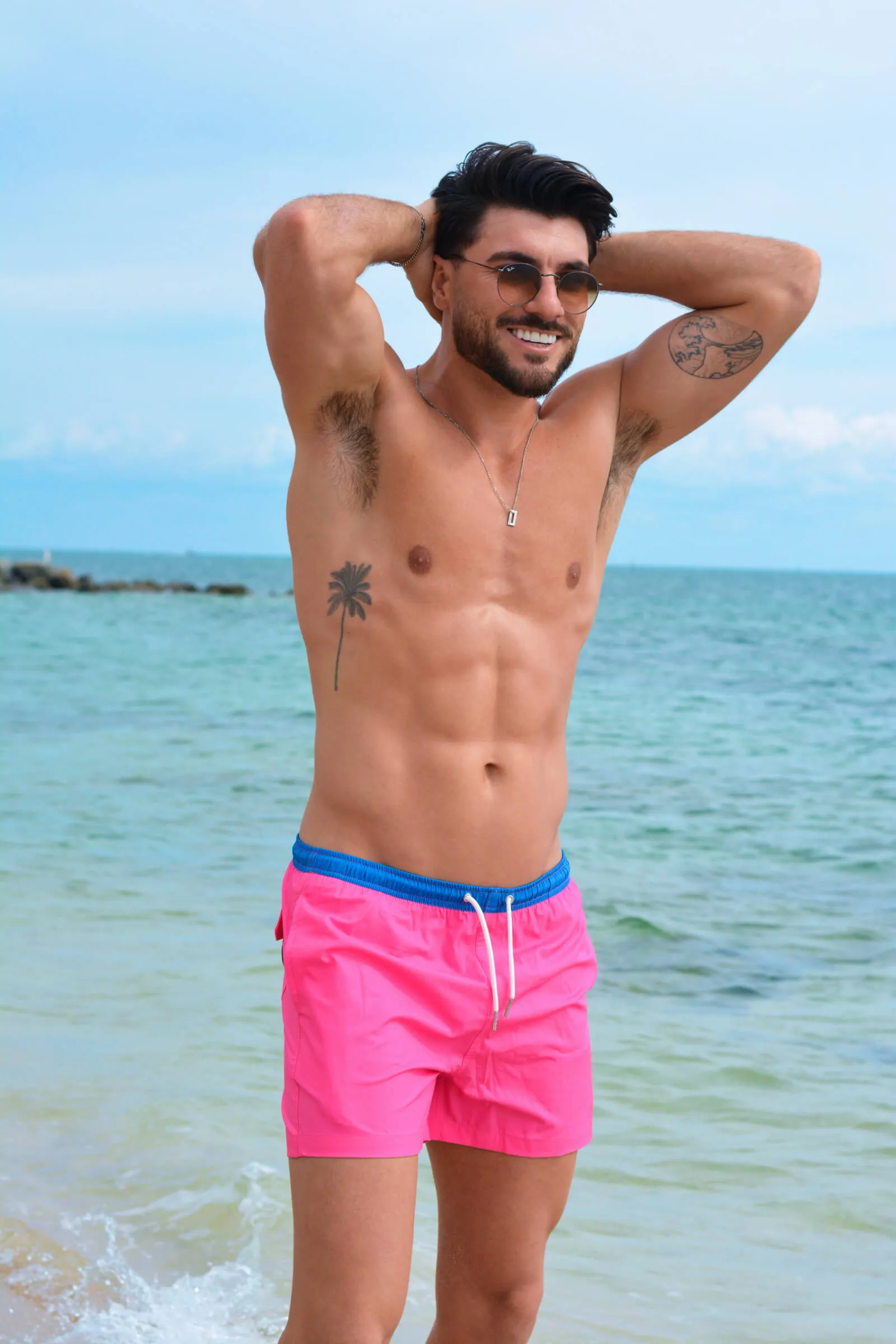 Pink and Blue