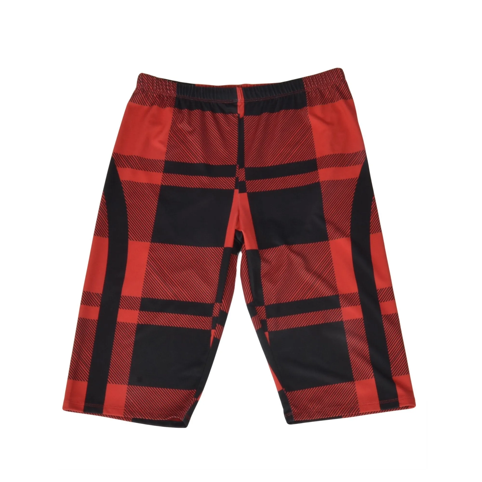 Polargear - Plaid Swimsuit - Red & Black