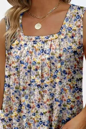 Printed Curved Hem Tank