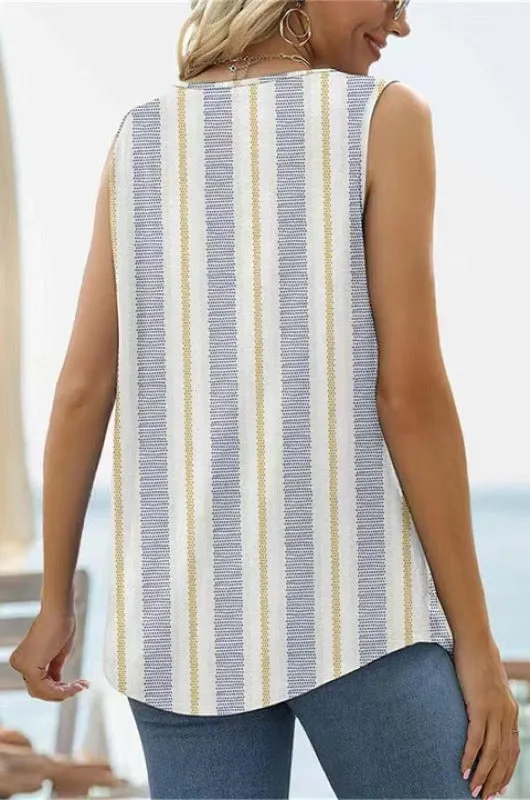 Printed Curved Hem Tank