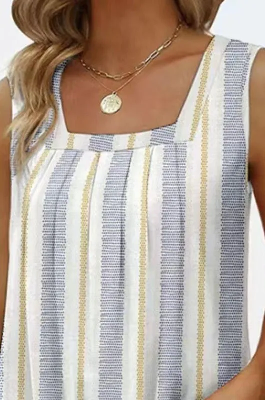 Printed Curved Hem Tank